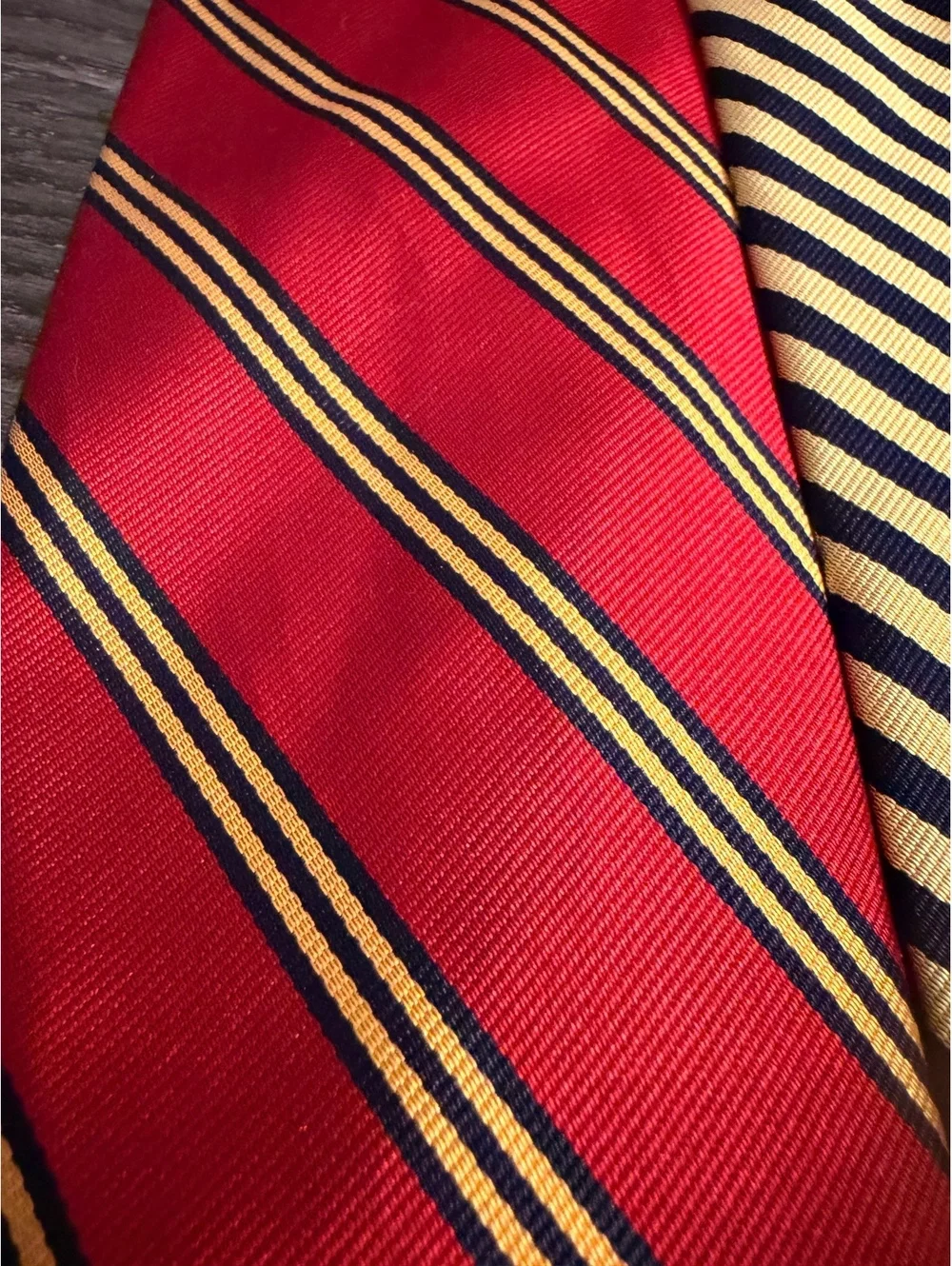 Vtg Brooks Brothers Makers Repp Stripe Silk Tie Lot